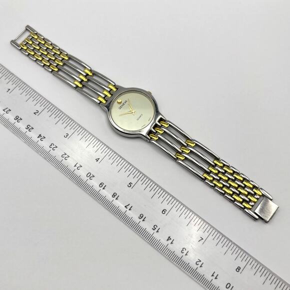 Silver & Gold Geneva Men's Watch - Picture 4 of 5